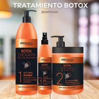 Pack de  Champú y Mascarilla de Botox Therapy + Hyaluronic Complex , Prosalon Professional, Para cabello con porosidad media y alta. Pack Regenerador de la estructura  capilar. Con Ácido Hialurónico, Oligoelementos y Aceite de Tsubaki. Uso Profesional. - details 6