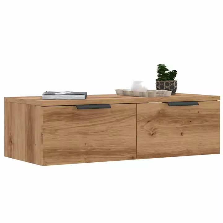 vidaXL Armario de pared madera de ingeniería roble artisan 68x30x20 cm - 1