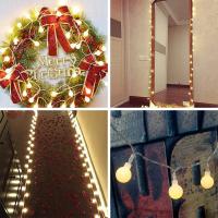 Luces De Cadena Operadas Por Batería 33 Pies 80 LED Luces De Globos Para Camping Decoración De Bodas Navidad Fiesta En La Habitación - details 1