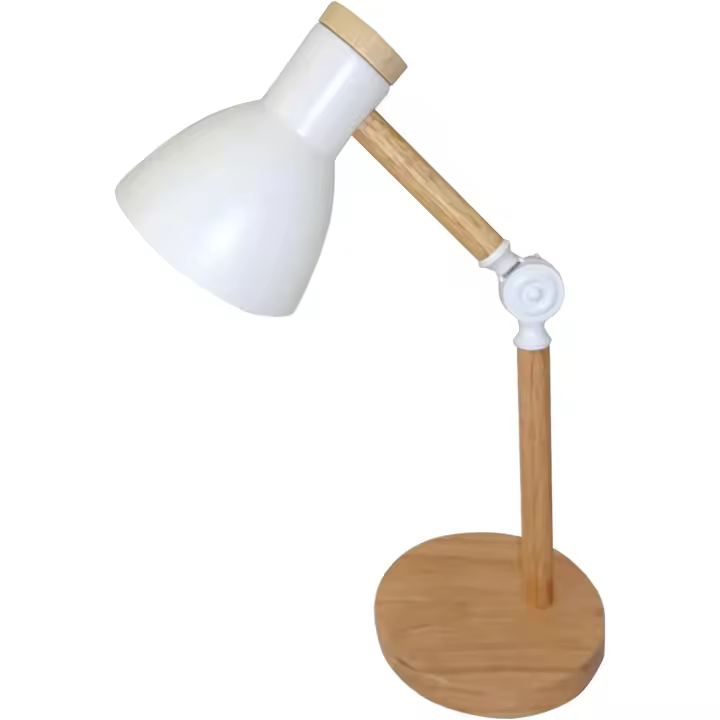 Lámpara de Escritorio TEACHER BEL AIR HOME - Diseño Moderno y Elegante - Altura Ajustable - Madera y Metal - 47 Cm - 1