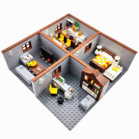Bloques De Construcción MOC Ciudad Para Niños Y Niñas Casa Con Habitaciones Incluidas Cocina Sala De Estar Mobles Modelos DIY Para Jóvenes Y Adultos - details 3