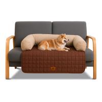Love Stories - Protector de Sofá para Mascotas Cuna de Sofá para Perros y Gatos - Marrón y Beige - Poliéster - 75 X 70 Cm - Protección Duradera - details 2