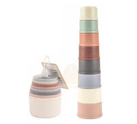 Juego De 8 Piezas De Copas De Bebé Para Pila Torre De Anillos De Baño Juguete Educativo Temprano Para Infantes Regalo - details 0
