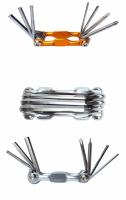 Kit De Herramientas De Reparación De Bicicleta Multifuncional Portátil 7 En 1 Láminas De Aleación De Acero Ajustable Allen Hexagonal Para Ciclismo Y Montañismo - details 5