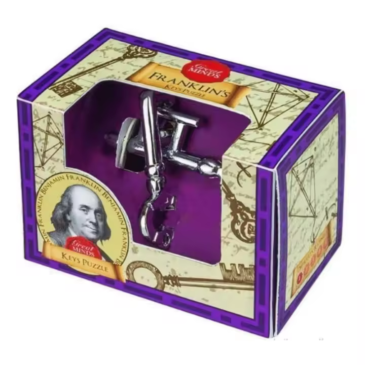Rompecabezas The Great Minds modelo Franklin puzzle de llaves - 1