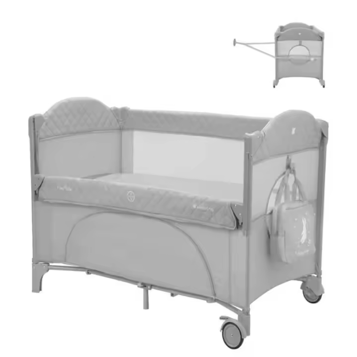 Cuna colecho de viaje KikkaBoo MILKY WAY con bolso de viaje - 1