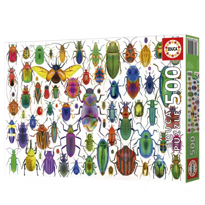 Puzzle 500 piezas Escarabajos Educa (20252) - 1