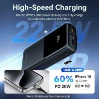 VENTION- Powerbank 20000mAh Vention FHPB0 - 22.5W - Negra - Incluye Cable USB TIpo-C y Rayo - details 3
