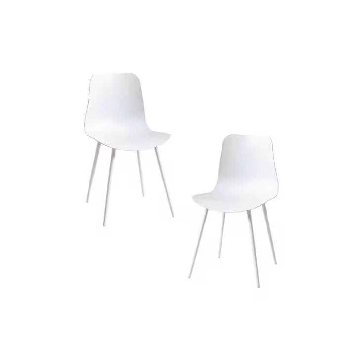 Pack 2 Sillas Bimi - Blanco - 1