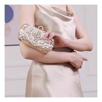 Bolso de Fiesta Pequeño Elegant Noche Diamantes de imitation Clutch - details 5