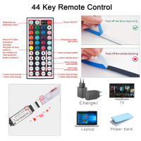 Tiras LED RGB De 10m Y 20m Con Control Remoto De 44 Teclas Para Decoración De Habitaciones Dormitorios Y Fiestas Luz De Pared Y TV - details 2