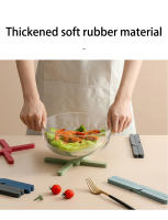 1pc X-Formado Trípode Plegable Antigolpes De Silicona Resistente Al Calor No Esmerilante Tapete Para Olla Y Sartén Accesorio De Cocina De Alta Calidad - details 4