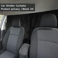 2PCS/set De Cortinas De Privacidad Para Coche Universal Cortinas De Partición Trasera Para Taxi Protección Interior De Coche - details 2