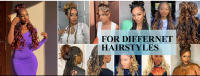 Extensiones De Cabello Sintético En Rizos Espirales Y Ombre Pre Estiradas Para Crear Braids De Textura Suave Alta Temperatura Fibra De Textil Un Solo Paquete - details 0