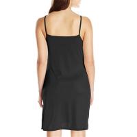 Vestido Corto Sin Mangas Para Mujer Estilo Casual Verano Sólido Con Tirantes Ajuste Suave Largo Hasta La Rodilla Para Fiesta - details 1