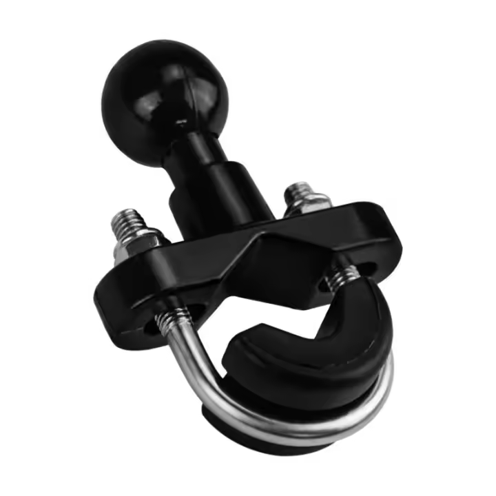 Kit De Montaje Para Manillar De Motocicleta Con Tornillo Universal 2.2cm Soporte De Clip Para Teléfono Móvil Accesorios De Barra De Manillar - 1
