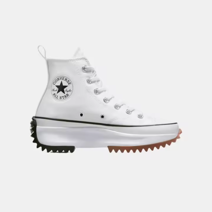 Converse Run Star Hike Canvas Platform Hi White - 1