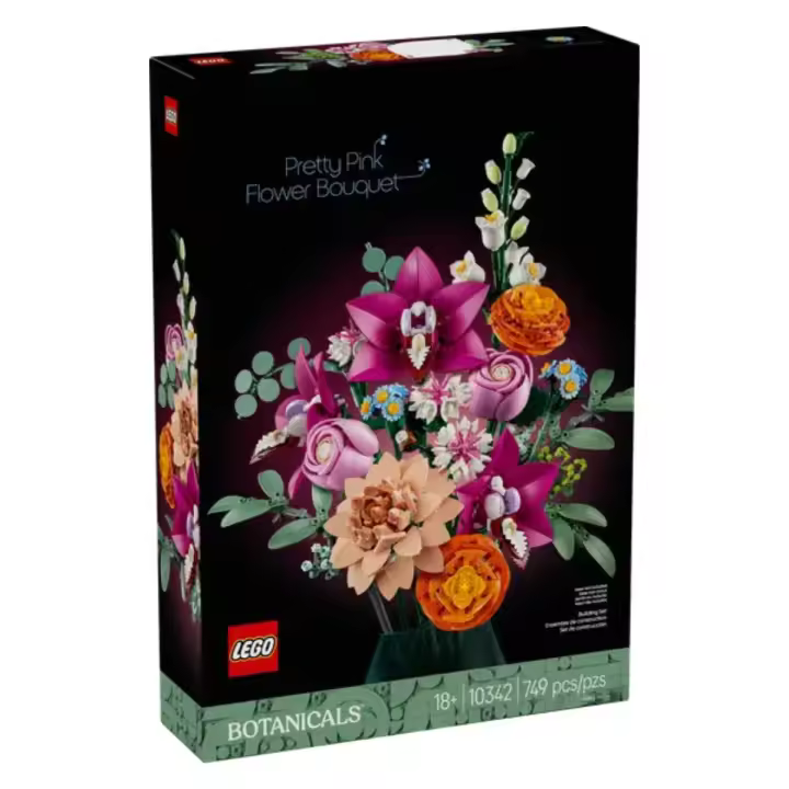 LEGO FLORES Y PLANTAS - RAMO DE FLORES FANTASÍA, 10342, TIENDA CON LICENCIA OFICIAL - 1