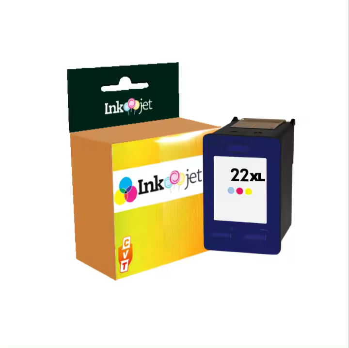 Cartucho de Tinta HP 22XL Tricolor Compatible C9352AE de Alta Calidad - 1