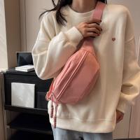 Bolsa De Cintura Para Mujer En Lona Estilo Coreano Con Cierre De Cremallera Bolso De Hombro Y Pecho Deportivo Y Casual - details 12