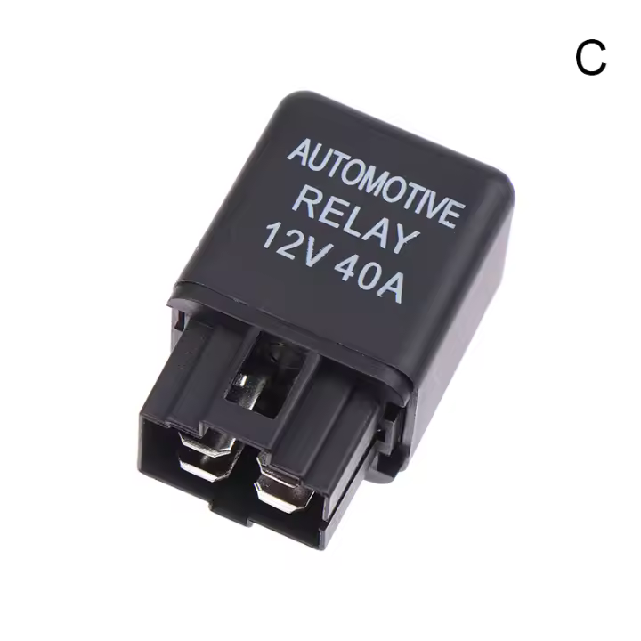 Relé De Coche 12V 24V 40A 4 Pin SPST Para Automóvil Camión Barco Bicicleta Repuesto De Auto Alarma Electrónica - 1