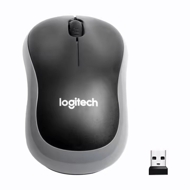 Logitech Ratón Inalámbrico M185 | Conexión 2.4 GHz con Receptor USB | 1000 DPI | 3 Botones | Silencioso | Compatible con PC | Portátil y Videojuegos - 1