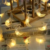 Luces De Cadena De Luna Para Decoración De Ramadan Operadas Por Batería LED Luces De Feliz Ramadan Para Fiesta De Crescent En Jardín Y Salones Del Hogar - details 1