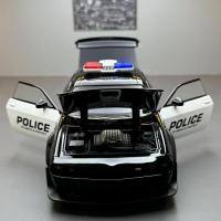 Modelo De Coche Deportivo De Aleación Challenger Redeye Hellcat Police 1:22 Con Sonido Y Luz Juguete De Colección Decoración Regalo - details 16