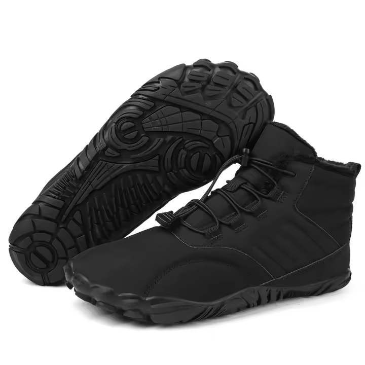 Botas De Invierno Cálidas Para Hombres Y Mujeres Zapatos Casuales De Peluche Algodón Para Trekk Ing Climbing Trabajo Bota De Tobillo Alto - 1