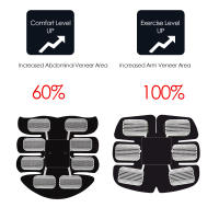 Estimulador Muscular EMS Inalámbrico Para Glúteos Y Caderas Entrenador De Abdominales ABS Masajeador De Reducción De Grasa Fitness Con Parches De Masaje - details 14