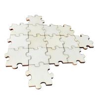 Set De 100 Piezas De Puzzle De Madera Sin Lado Doble Para DIY Adornos De Flores Para Bodas Y Decoración De Fiestas Artesanías Modernas - details 5