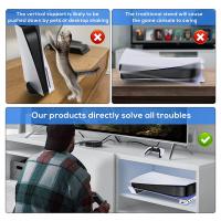 Soporte Horizontal para PS5 con 4 extensiones USB, soporte para capas de consola de gabinete, para disco Playstation 5 y edición Digital - details 6