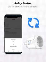 Enchufe Inteligente Tuya ZigBee EU 20A Con Monitor De Energía Y Timer Adaptador De Enchufe Para Hogar Inteligente Compatible Con Alexa Google HOME - details 8