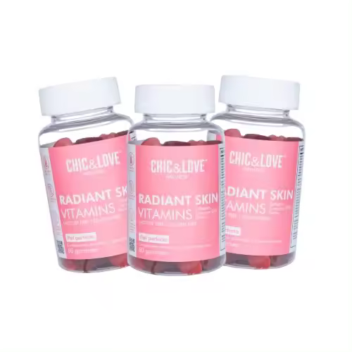 Chic & Love Gominolas Wellness Radiant Skin Pack 60 U - Piel Joven y Tersa  Sin Arrugas Ni Manchas - 1