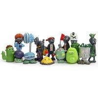 40pcs Juguetes Figuras De Acción Plants Vs Zombies PVZ Sololilla Peashooter Cactus Nut Hat Zombies PVC Modelo Para Niños Regalos - details 2