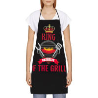 Bib Apron BBQ Master Rey Del Parrillero Unisex Para Cocina Chef Barbecue Amante Tablier Cuisine Para Cocinar Hornear Jardinería - details 1