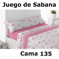 Juego Sábanas para Cama De 135, 3 Piezas ,Sábana Bajera, Encimera, Funda de Almohada,microfibra 100% poliester,cm,fespu - details 0