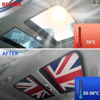 2pcs Sunshade Para Techo Solar Mini Cooper R60 R61 R50 R52 R53 R60 R55 R57 R58 R59 F54 F55 F56 F57 F60 Clubman PVC Grueso No Eléctrico - details 1