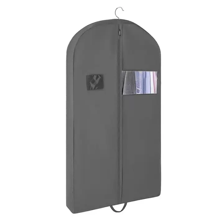 Funda transparent para ropa with ASAS (gris, 3 piezas, 60*15*150 cm) Bolsa de viaje para hombre - 1