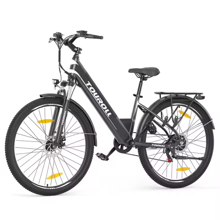Eleglide Bicicleta electrica Touroll J1 ST, Bicicleta de montaña Adulto,Bicicleta montaña de, e Bike batería 36V 15.6Ah, Kilometraje 100KM transmisión - Shimano de 7 velocidades y freno de disco - 1