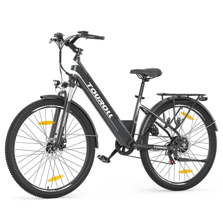 Eleglide Bicicleta electrica Touroll J1 ST, Bicicleta de montaña Adulto,Bicicleta montaña de, e Bike batería 36V 15.6Ah, Kilometraje 100KM transmisión - Shimano de 7 velocidades y freno de disco - 1