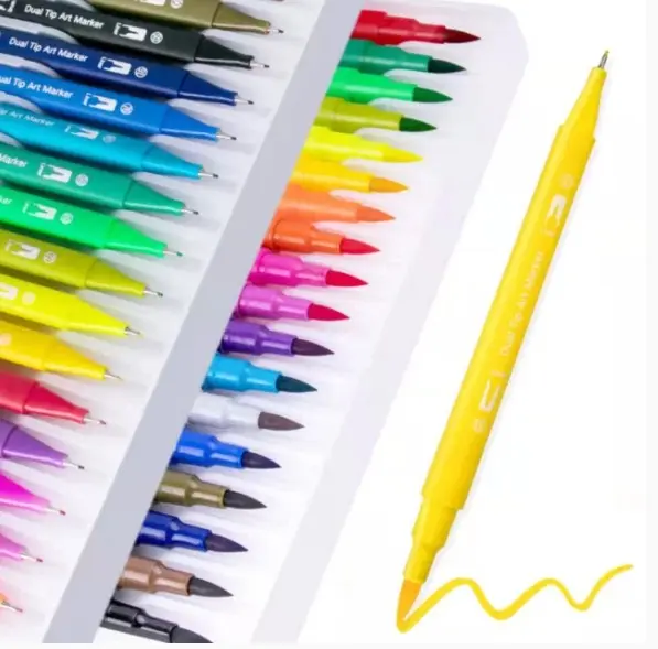 Rotuladores Punta Pincel 18 Colores Acuarelables Profesionales - 1
