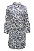 Vestido LAGA Vaquero Estampado étnico Cintura Ajustable - details 0