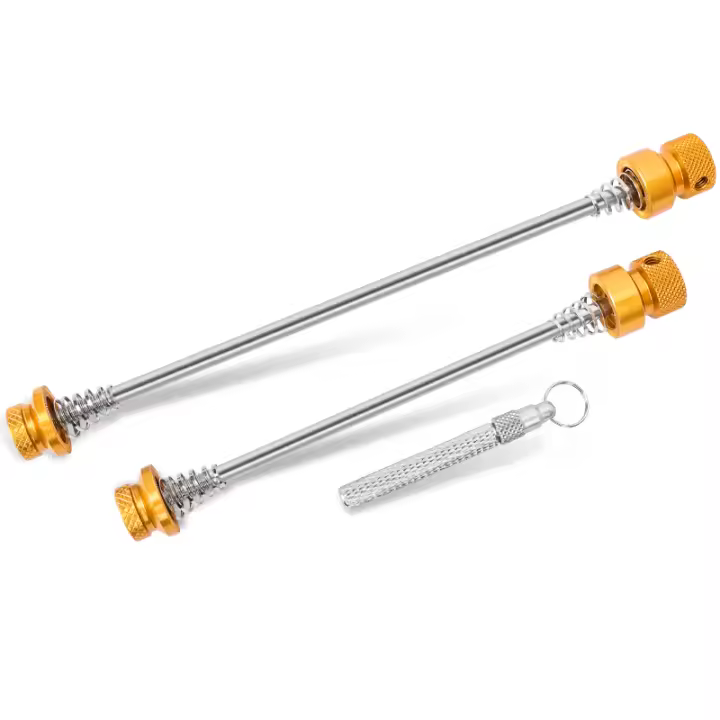 Lebycle Accesorios De Bicicleta MTB Ruedas De Seguridad Con Cerradura Ultraligero Anti-Robo Palanca De Liberaón Rápida Para Bicicletas De Carretera Y Montaña - 1
