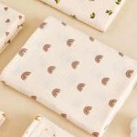 Mullidor De Algodón Para Bebé Con Estampado Floral Tapete De Muselina Para Cuna Y Baño Cubierta De Silla De Paseo Para Recién Nacidos - details 9