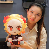 Muñeco De Peluche Demon Slayer 20cm Tanjirou Nezuko Zenitsu Figura De Juego Kimetsu No Yaiba Regalo Para Niños Material De Algodón Relleno De Poliéster - details 1