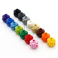 50pcs De Bloques De Construcción MOC 4733 Bloque Modificado 1x1 Con Estímulos En Los 4 Lados Bloques Educativos DIY Compatible Con Marcas Majores Juguetes En Lote - details 0