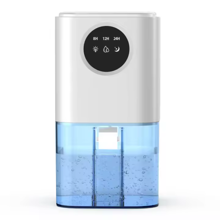 Deshumidificador doméstico pequeño con gran capacidad de agua para eliminar humedad interior silencioso purificador de aire para dormitorio y oficina 1.7L - 1