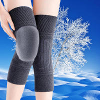 Protector De Rodilla Para Invierno Con Pelo De Conejo Para Hombres Y Mujeres Personas Mayores Alivio Del Dolor De Rodilla Deporte Running - details 0