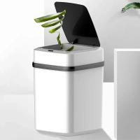 Bandeja De Basura Inteligente 13L Para Cocina Y Baño Toallero Eléctrico Ecológico Con Pared Táctil Recipiente De Residuos - details 3